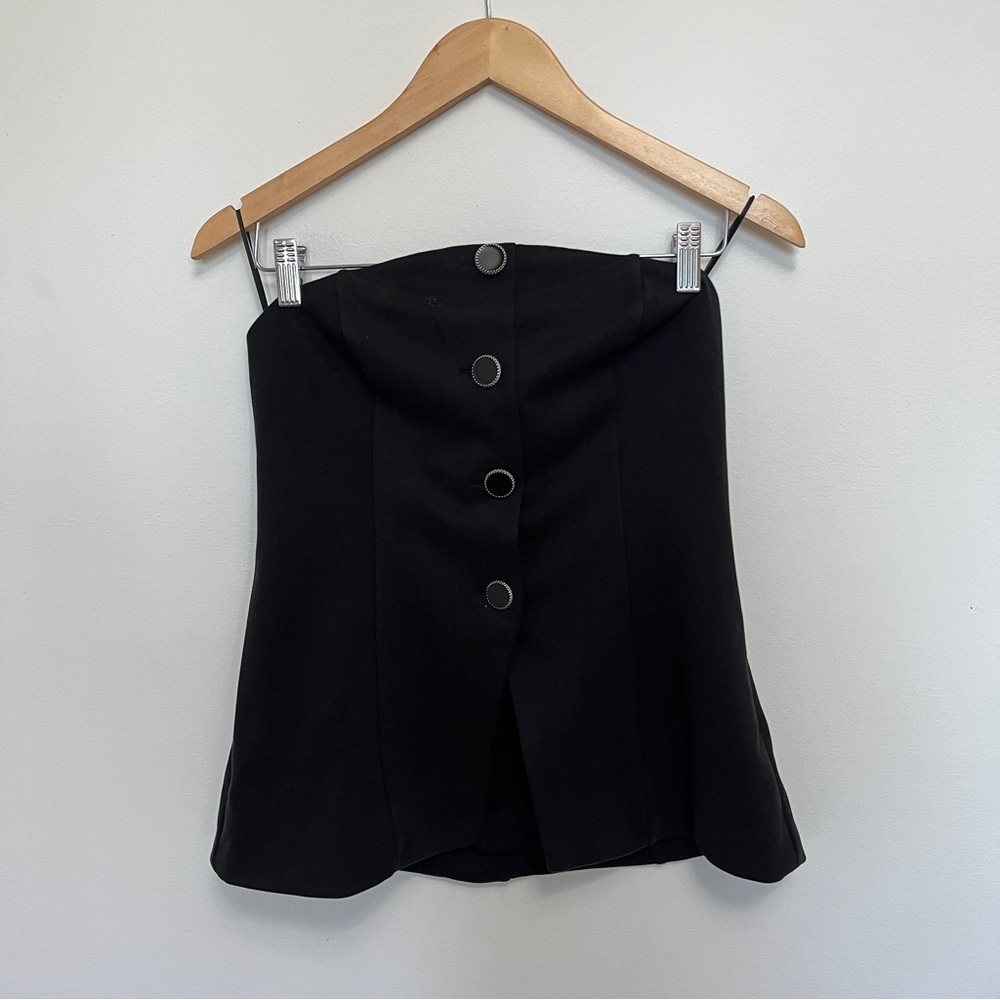 Reformation Pears Knit Bustier Corset Top Size Large NWOT - Picture 3 of 5